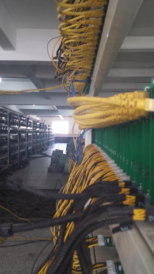 High-performance mining rig in a cooling facility